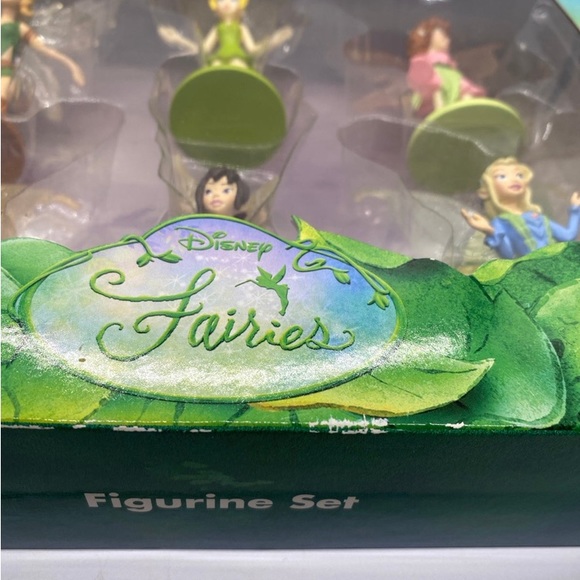 Disney Fairies Figurine Set Tinker Bell and Pixie Hollow Fairy Friends Rare - Picture 9 of 11